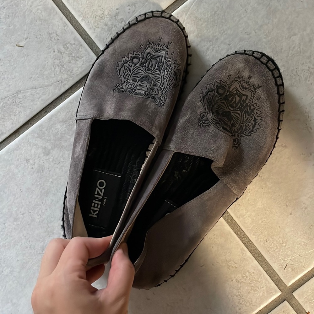 Kenzo made in Spain suede leather shoes